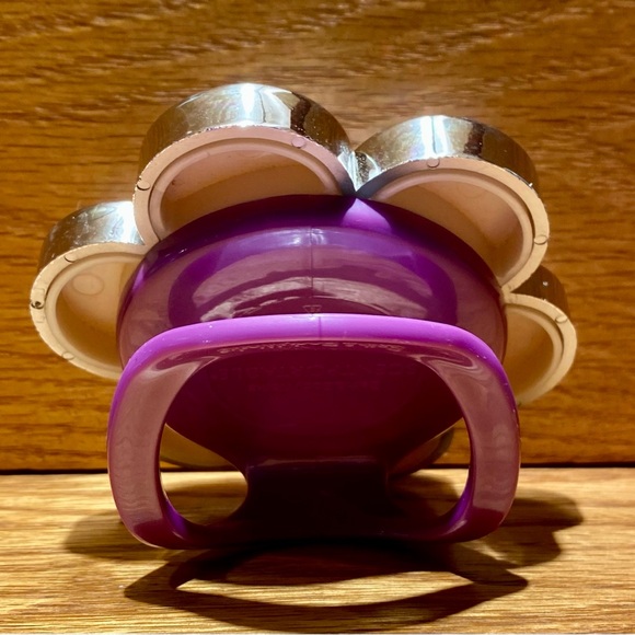 Bath And Body Works Purple Bling Flower Visor Clip.    PRE-OWNED - Picture 3 of 6